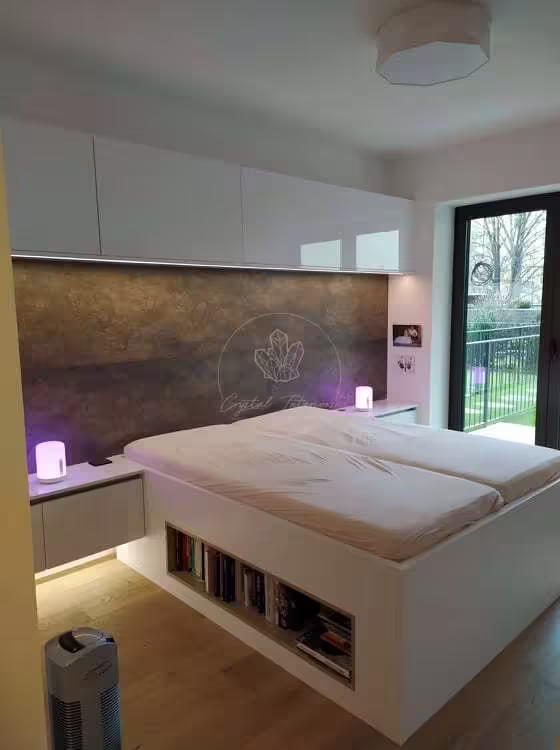 Ložnice — ukázka návrhu Crystal Interiors